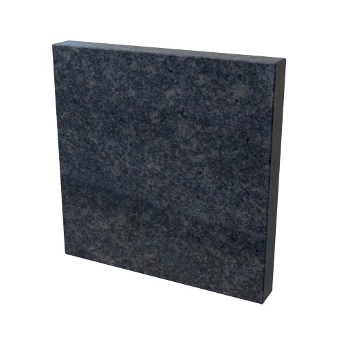 Steel gray sample with A polished granite kitchen countertop has a shiny, glossy finish to it vs. a leathered finish which provides more of a matte look